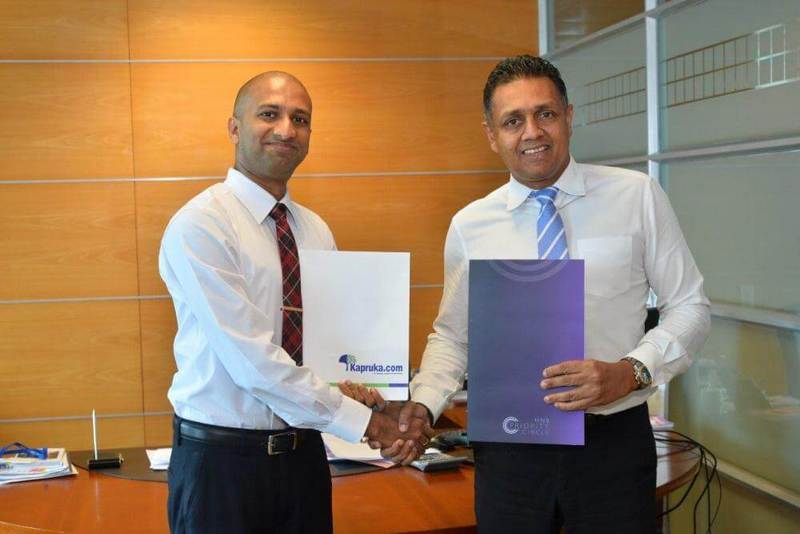 MOU between HNB & Kapruka for personal concierge services for High Net Worth customers of HNB