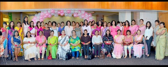 A gathering of HNB’s most prestigious female customers together with the bank’s head office team at HNB’s International Women’s Day celebrations  