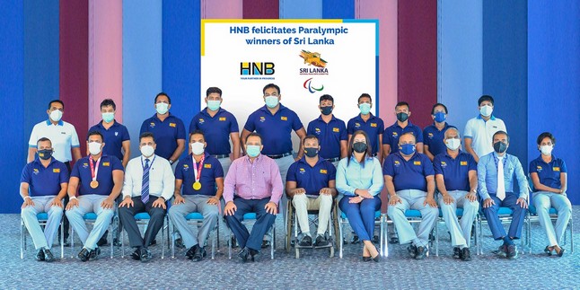 Hnb Felicitates Paralymic Winner Of Sri Lanka